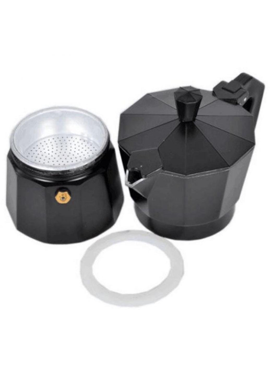 Кавоварка гейзерна Edenberg 240 мл на 6 порцій Чорний (1816А) - фото 2 Кавоварка гейзерна Edenberg 240 мл на 6 порцій Чорний (1816А) - фото 2