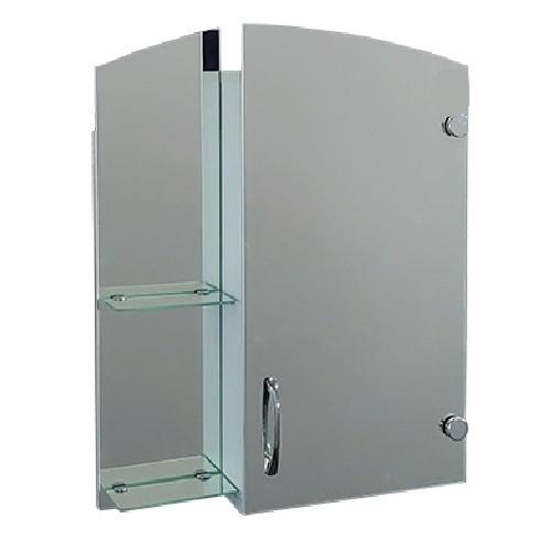 Зеркальный фигурный шкаф Seria A "Эконом" №185 650x500x130 мм Зеркальный фигурный шкаф Seria A "Эконом" №185 650x500x130 мм