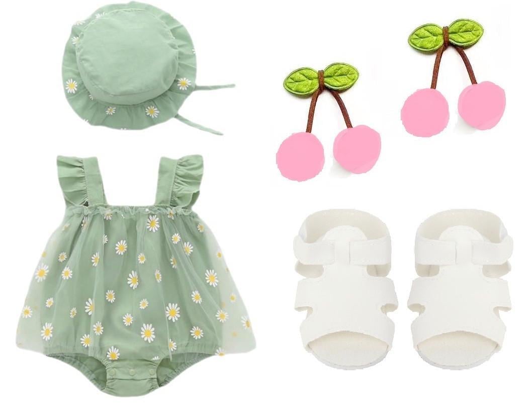 Одяг для ляльки Реборн 55-57 см з 4 предметів (2039039190)