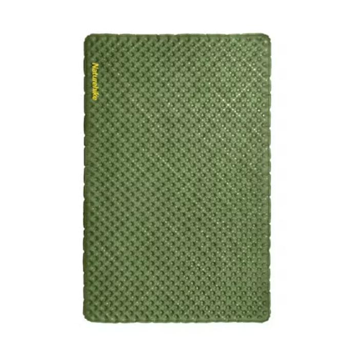 Коврик надувной двухместный с мешком-насосом Naturehike CNK2450WS014 R4.6 Double 200 см Green (6976023926358)
