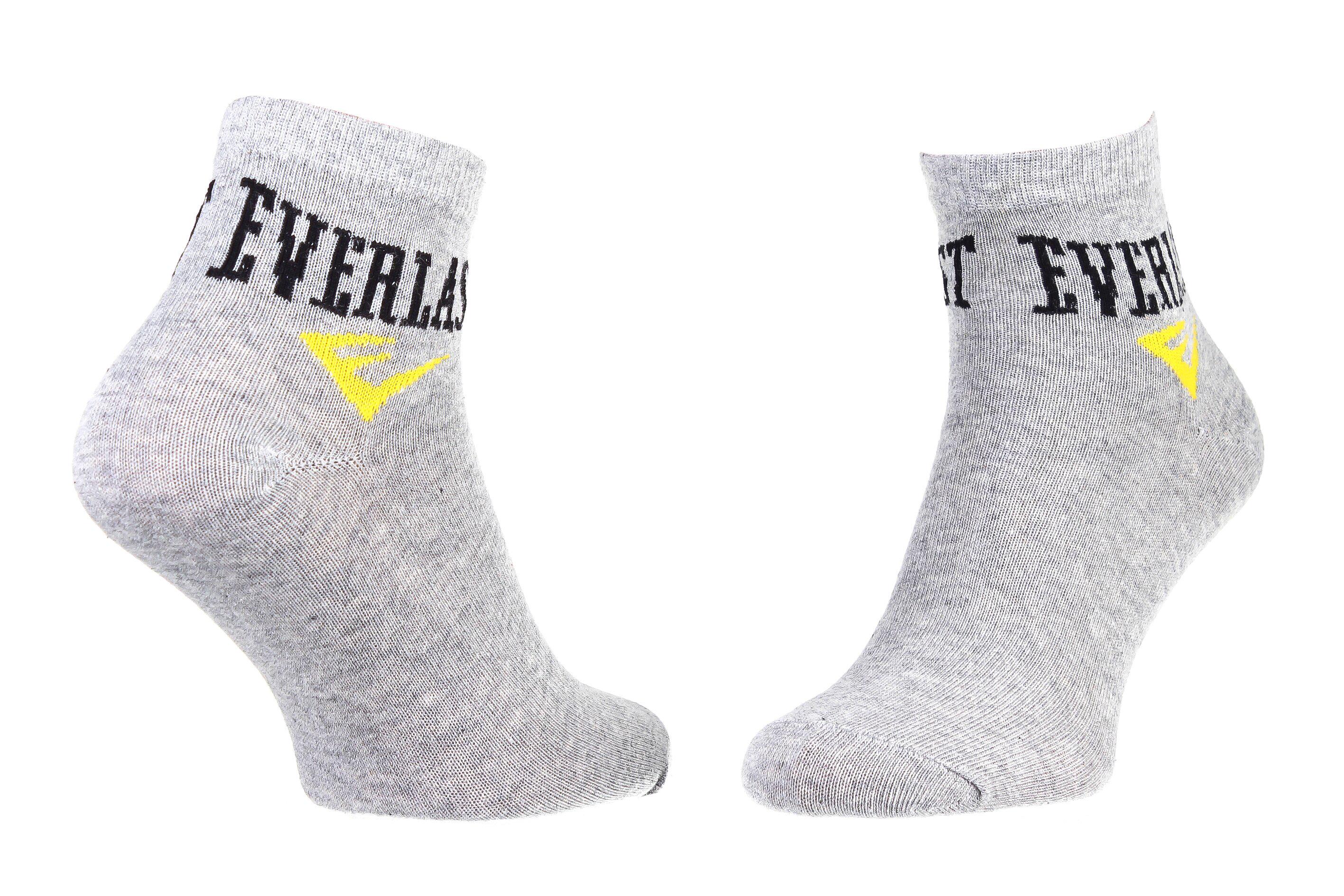 Носки Everlast Quarter Socks 3-pack р. 35-40 Gray (179047)