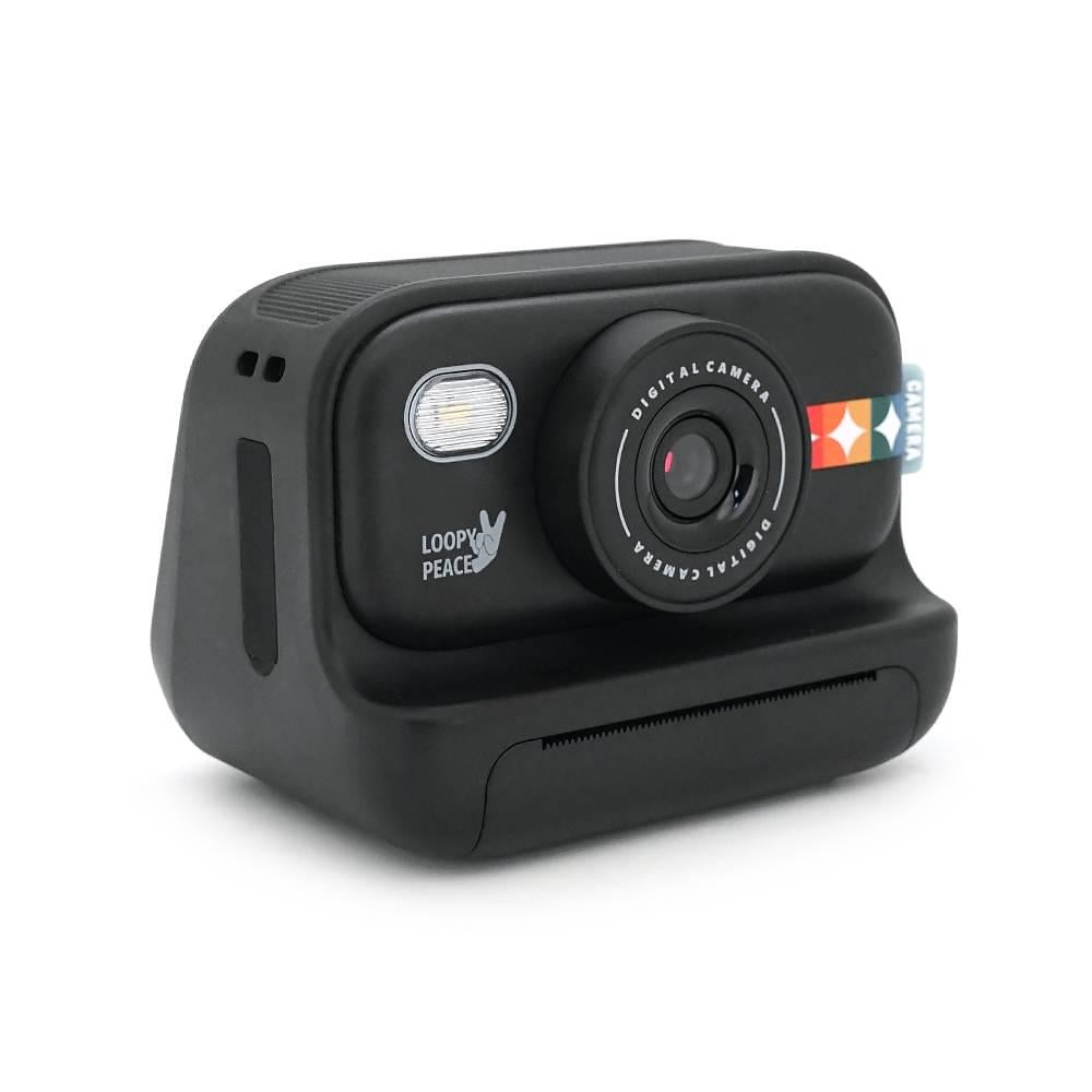 Фотоапарат дитячий S9 з функцією миттєвого термодруку 1080p HD MicroSD екран IPS 2'' Type-C Black (35183)