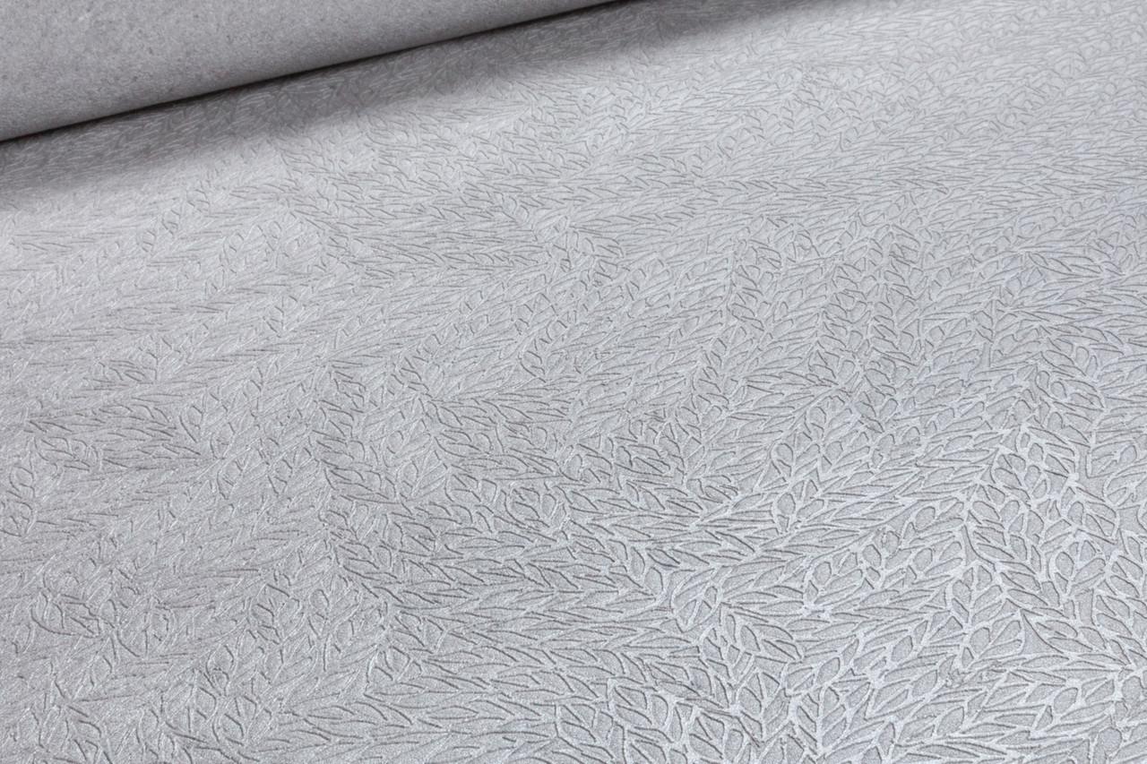 Шпалери флізелінові GrandecoLife Hype 3005 HY вініл гарячого тиснення 1,06х10,05 м Сіро-срібний