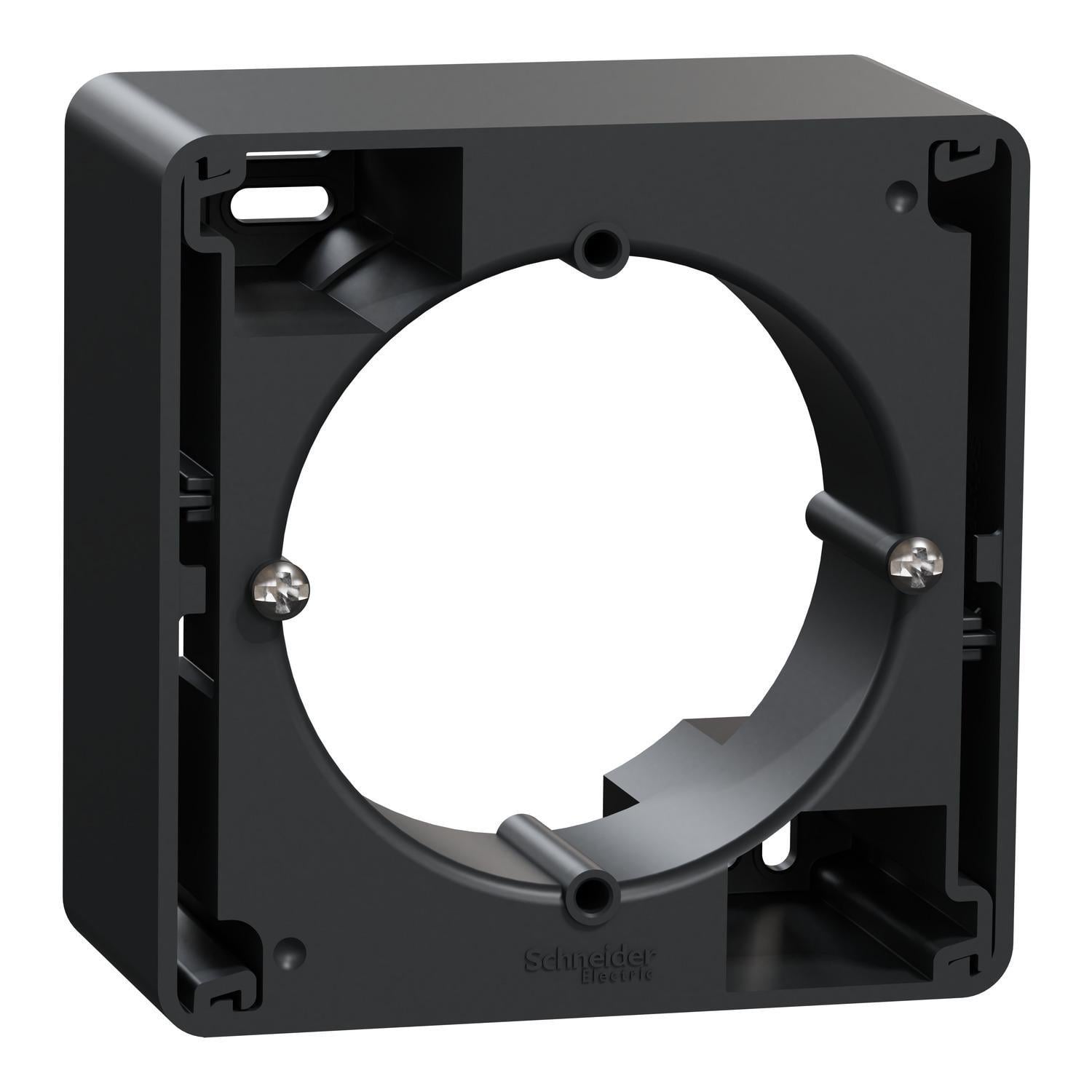 Коробка Schneider Electric Sedna Design для наружного монтажа Черный (SDD114901)