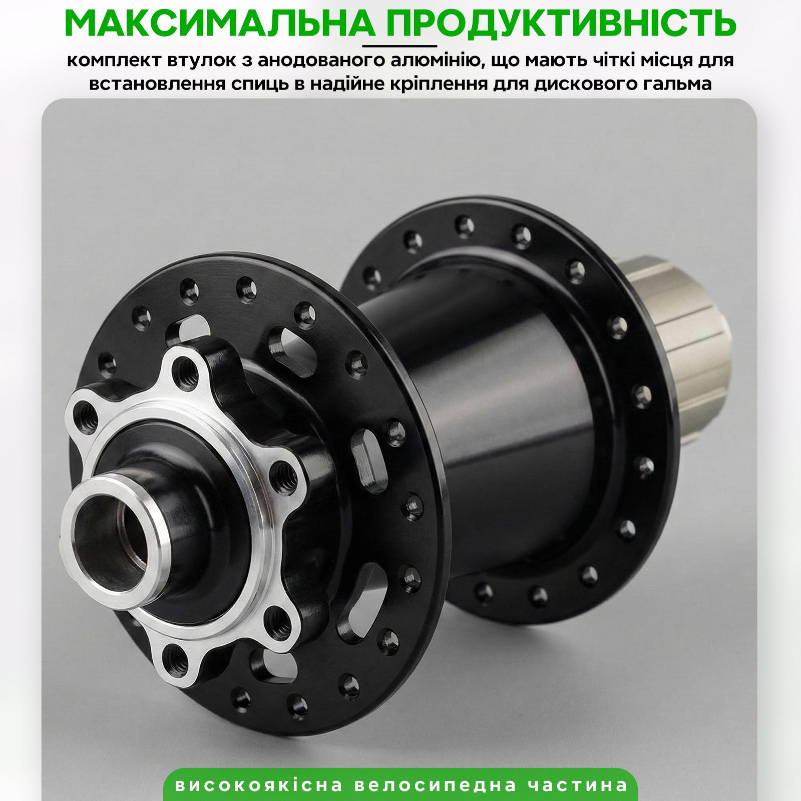 Комплект втулок Exi HG5002 під дискові гальма 100/145 мм Червоний (EXI-HG5002-4211) - фото 2