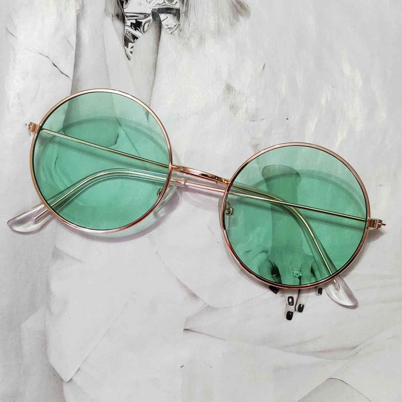 Окуляри круглі тишейди Зелений