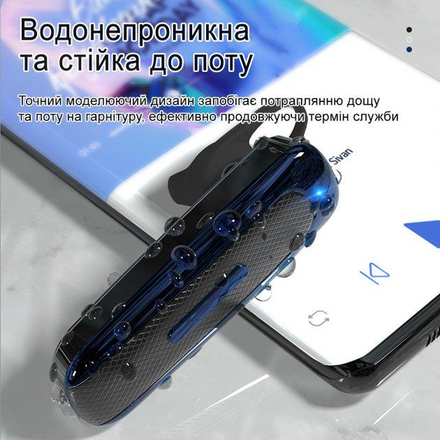 Гарнитура Bluetooth New Bee E-1 чорний (11337060) - фото 5