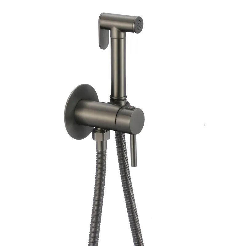 Смеситель для гигиенического душа MIXXUS Premium Hans 002-A Inner с лейкой Графит (MI6921)