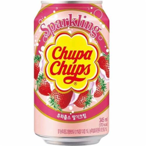 Напиток газированный Chupa Chups Strawberry Cream 345 мл (27053465)