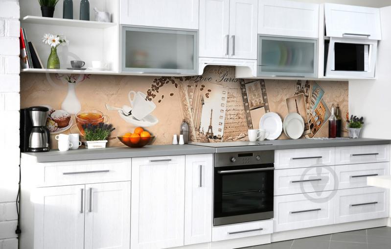 Скинали на кухню Zatarga «Винтажная плёнка» 650х2500 мм виниловая 3Д наклейка кухонный фартук самоклеящаяся