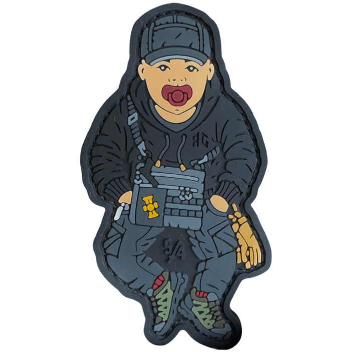 Патч Малюк Двіжовий Чорний (PATCH-092) Патч Малюк Двіжовий Чорний (PATCH-092)