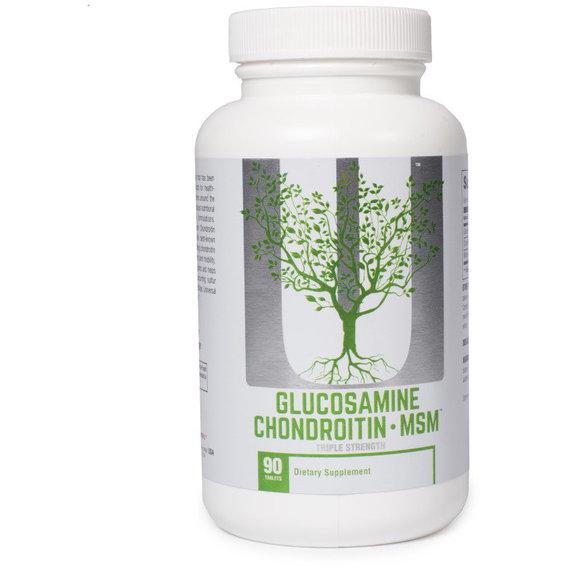 Хондропротектор для спорта Universal Nutrition Natural Glucosamine Chondroitin MSM 90 Tabs