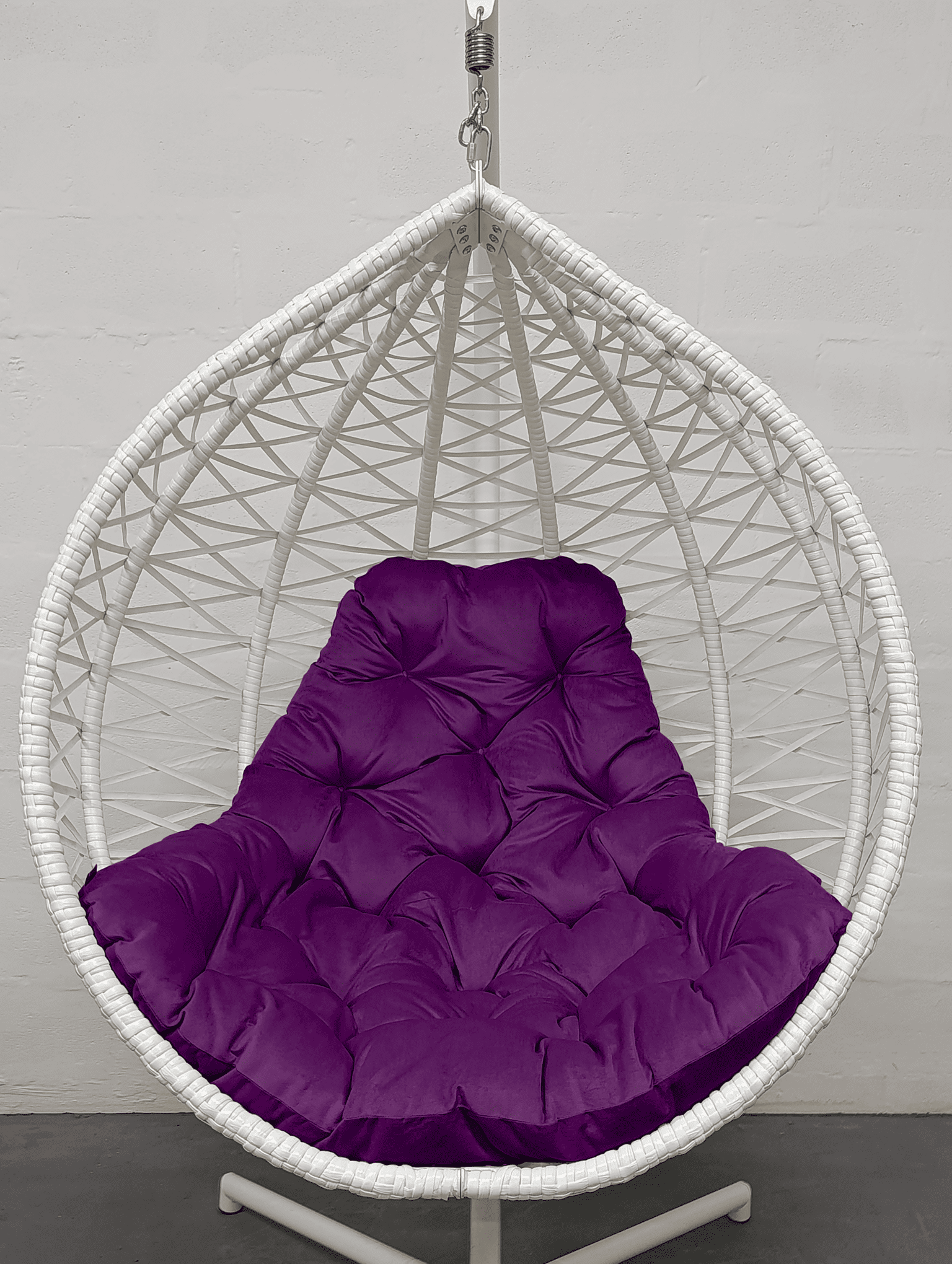 Подушка для кресла-кокона велюр 10 Темный пурпур (5913) - фото 1 Подушка для кресла-кокона велюр 10 Темный пурпур (5913) - фото 1