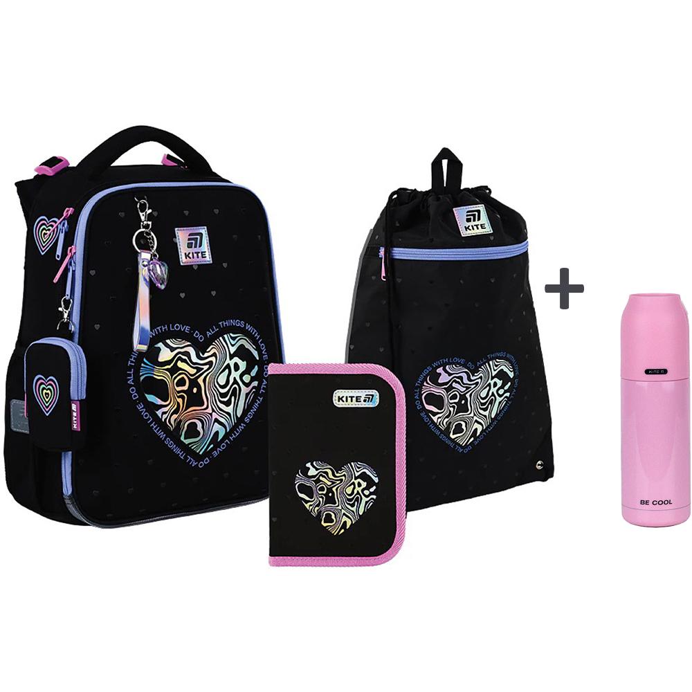 Шкільний набір KITE Education Love is рюкзак/пенал/сумка для взуття (SET_K25-531M-2) - фото 3 Шкільний набір KITE Education Love is рюкзак/пенал/сумка для взуття (SET_K25-531M-2) - фото 3