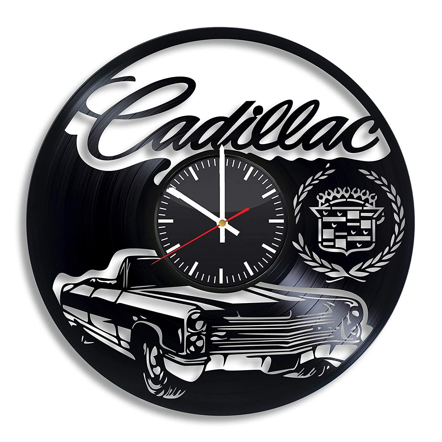 Часы настенные Cadillac 1975 из виниловой пластинки