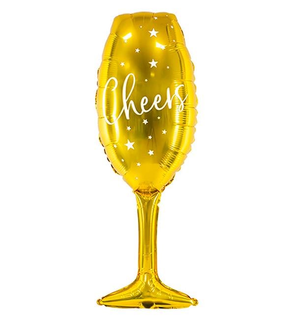 Воздушные шары Бокал Cheers 28х80 см (514655)