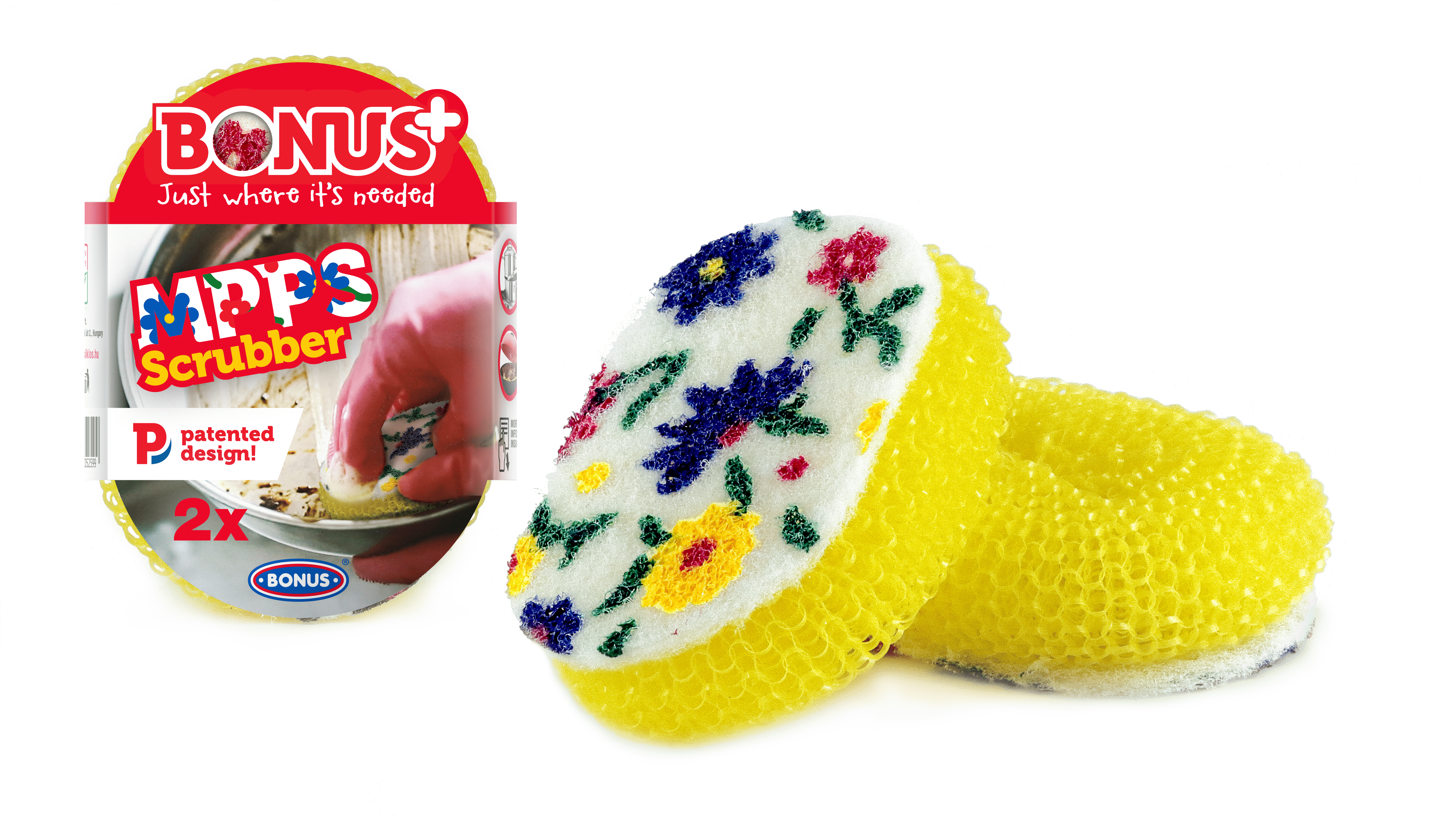 Скребок для кухни Bonus+ MPPS Scrubber пластиковый 2 шт. (25876086) Скребок для кухни Bonus+ MPPS Scrubber пластиковый 2 шт. (25876086)