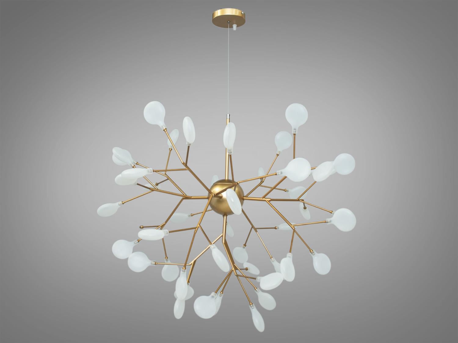 Люстра Diasha Светлячок 45 ламп Золотистый (HXD8048/45GD)