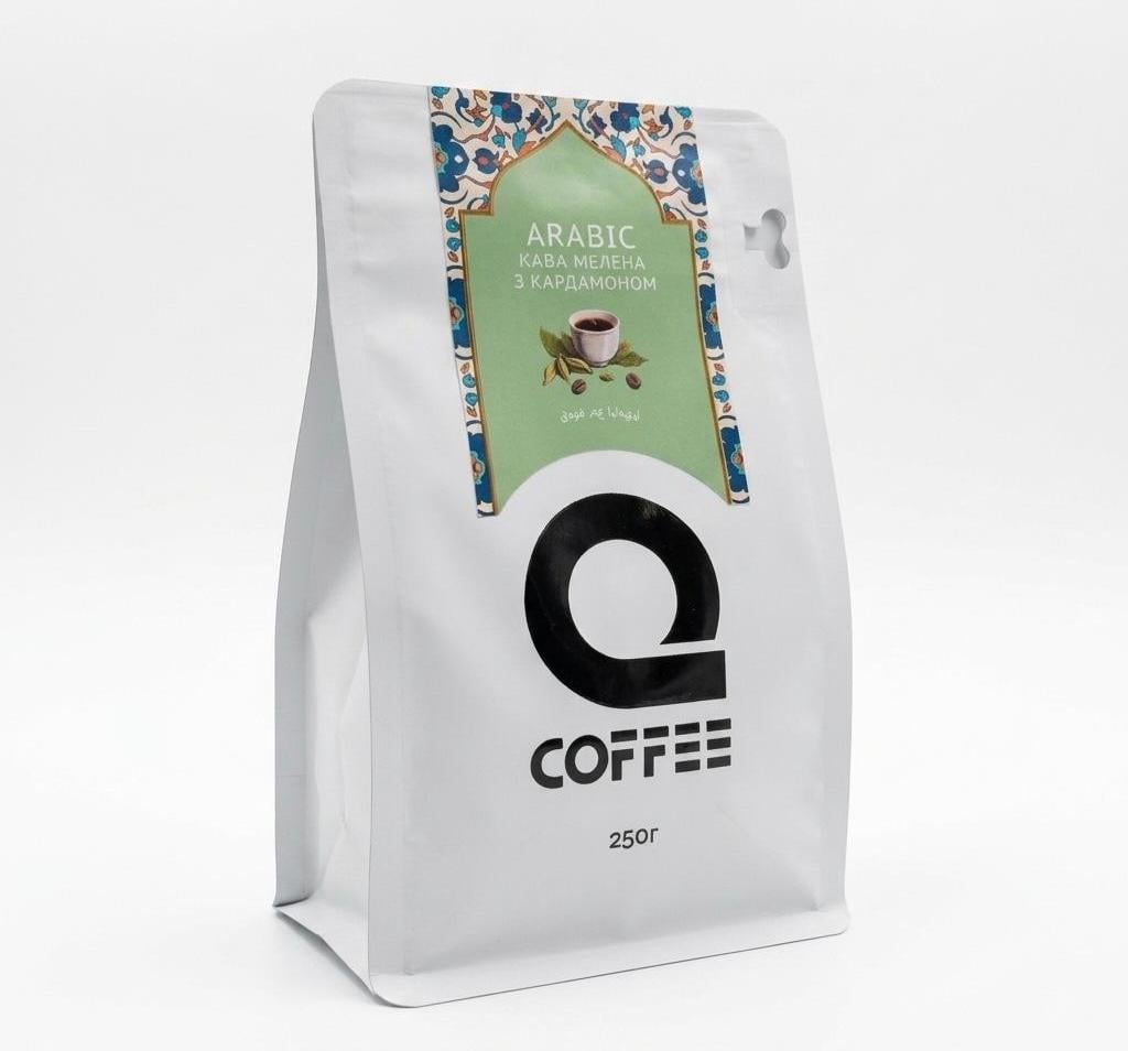 Кофе молотый Q Coffee с кардамоном Премиум 250 г