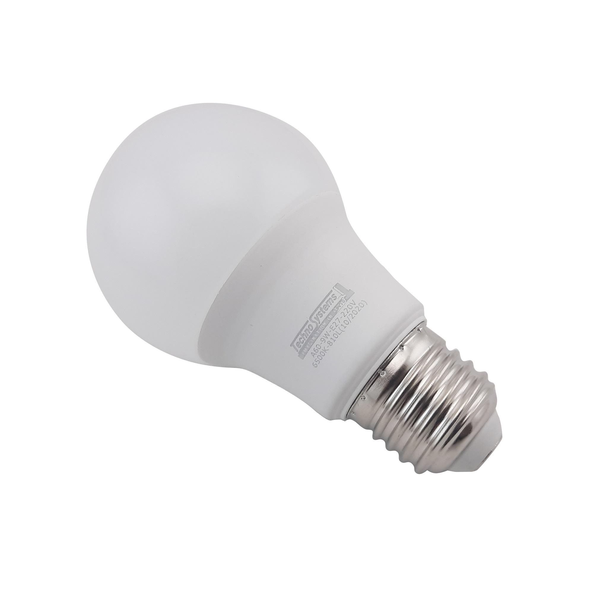 Лампа світлодіодна TechnoSystems Bulb A60 9Вт E27 6500K 810Лм ICCD (5000254) - фото 4