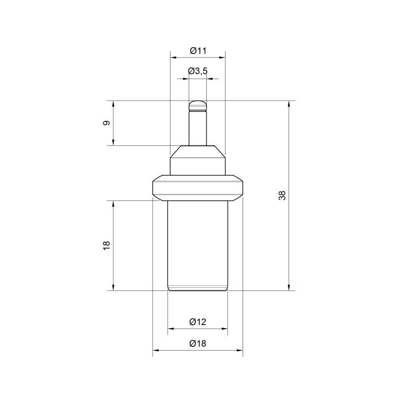 Термоэлемент Icma для антиконденсационного клапана 55 C №5840 - фото 2