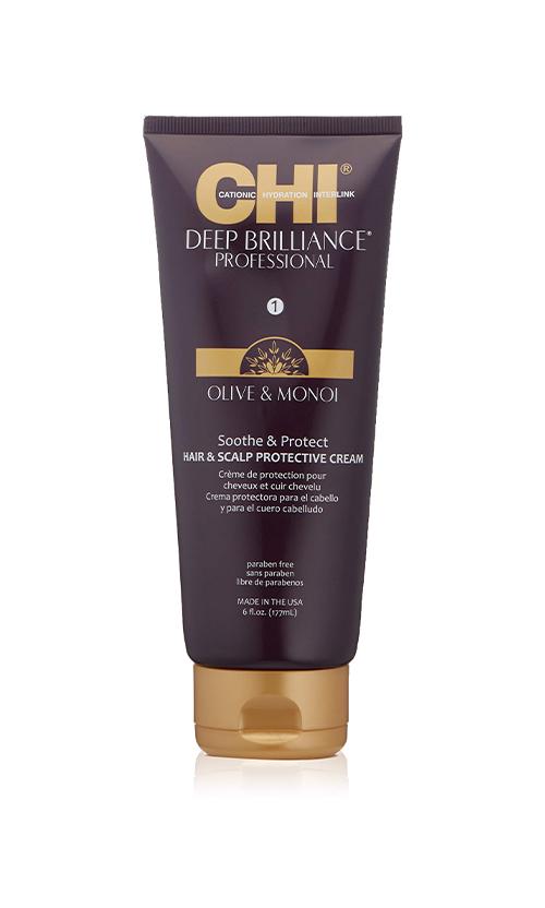 Крем для захисту шкіри голови CHI Deep Brilliance Olive & Monoi Soothe & Protect Hair & Scalp Protective (31282)