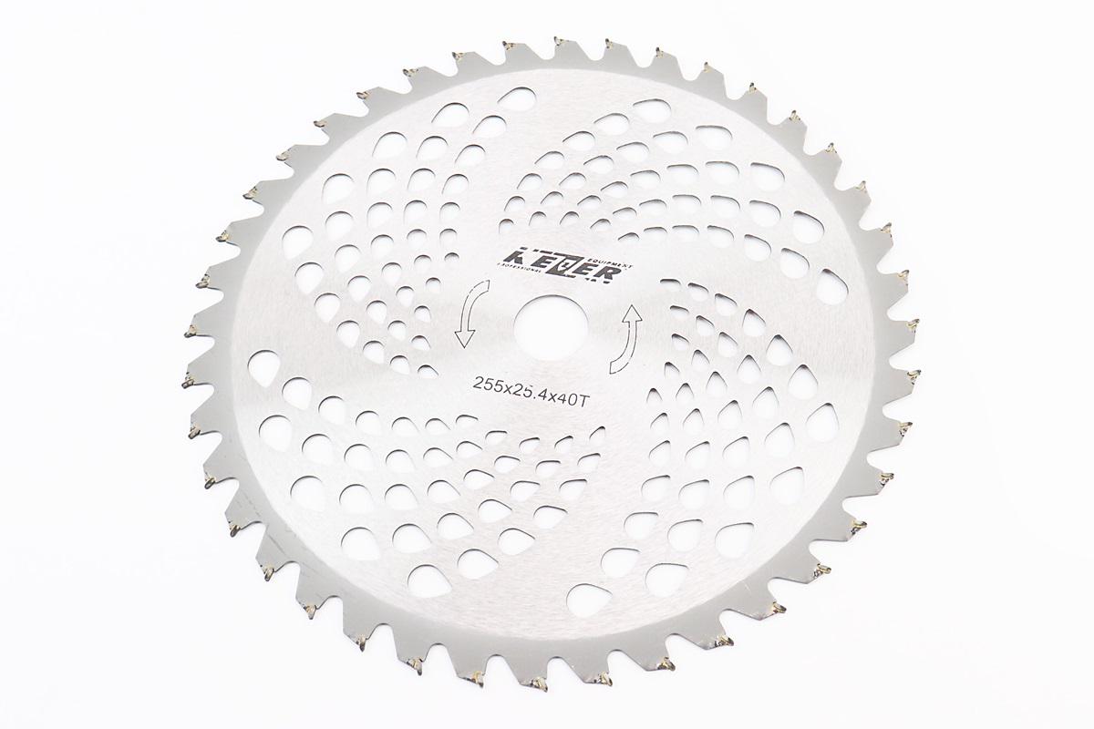 Ніж з побідитовими зубцями до мотокос 40Тх255 мм