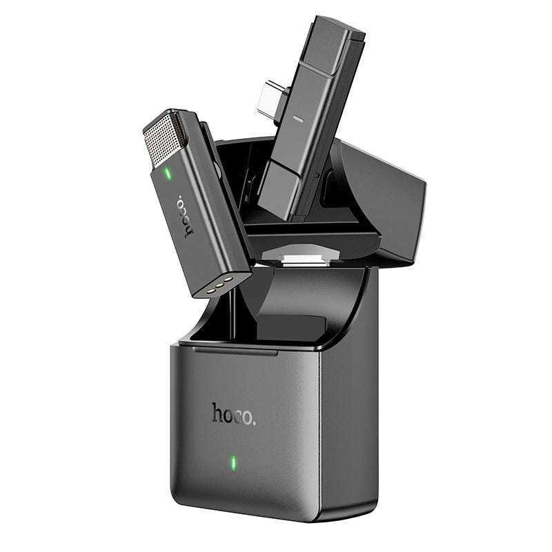 Мікрофон HOCO Type-C Stream Wireless Microphone + Receiver S31 | 90m, 70/450mAh, 4h |