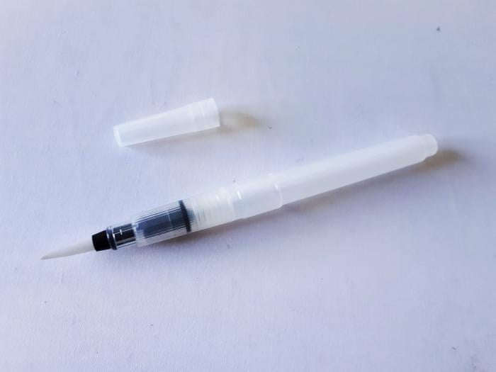 Кисточка кондитерская для росписи пряников с емкостью пластиковая L 16 см (794198042) Кисточка кондитерская для росписи пряников с емкостью пластиковая L 16 см (794198042)