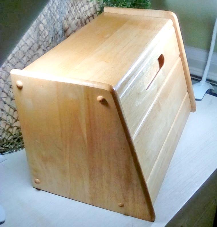 Хлебница из дерева Мадрин Ваниль (ХЛЕ-001202)