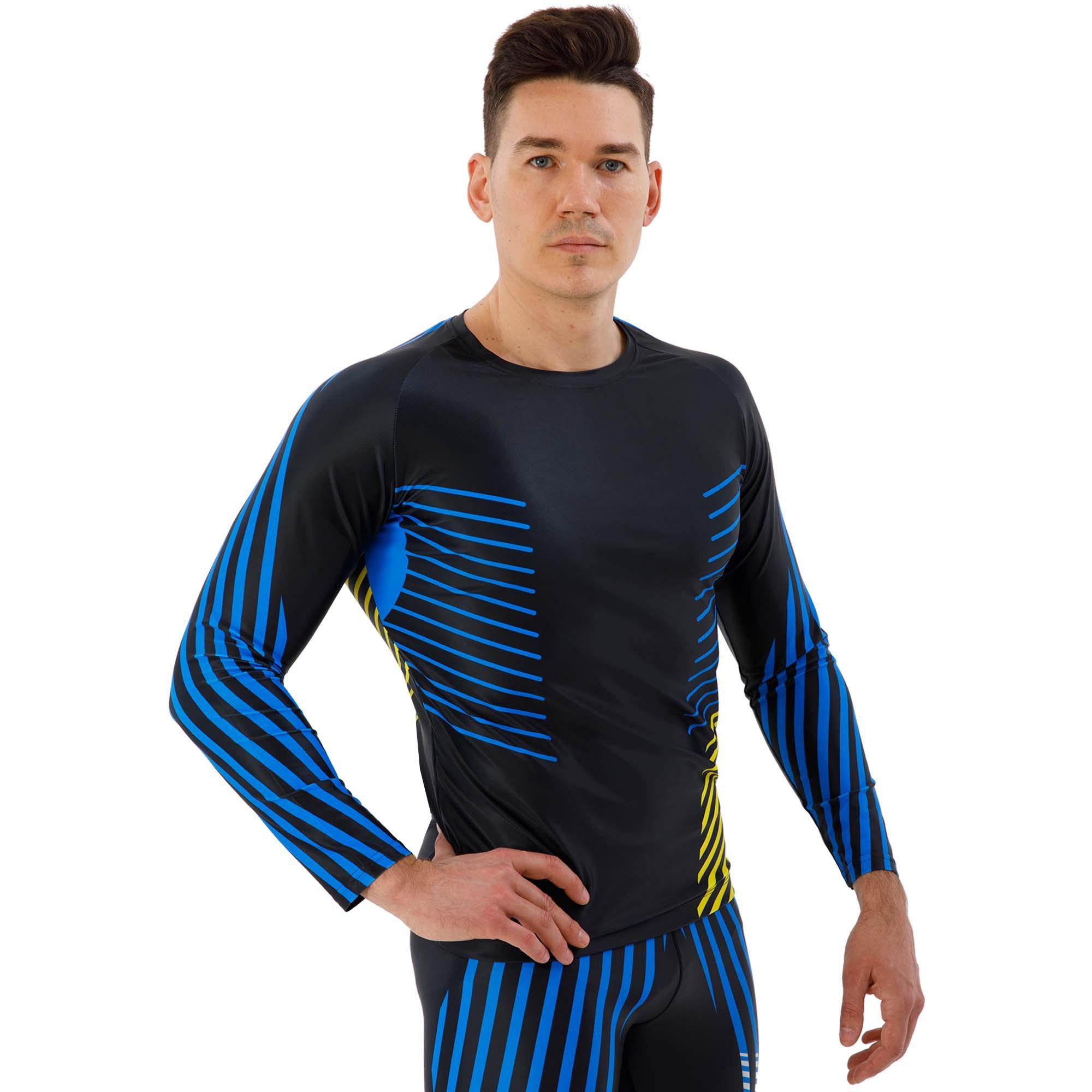 Рашгард мужской DOMINO TC210-5 S Черно-синий