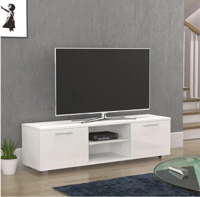 Тумба під TV з поличками Білий (P106Б) - фото 1