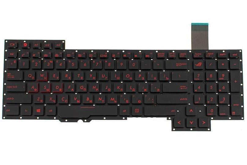 Клавиатура для ноутбука Asus G751JL Черный (167383)