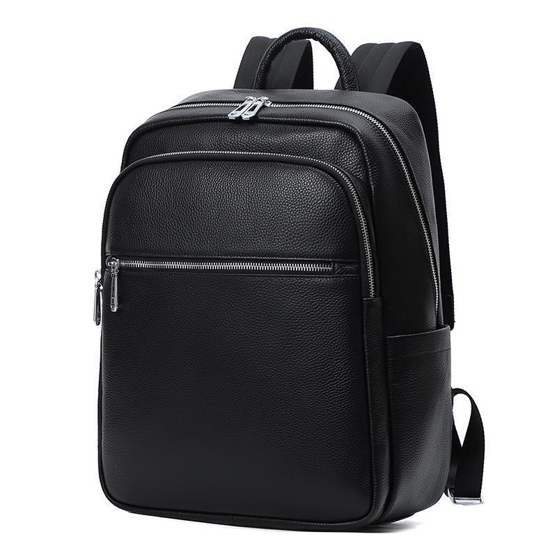 Рюкзак мужской кожаный TIDING BAG FL-N2-0201A Черный (2656558941)