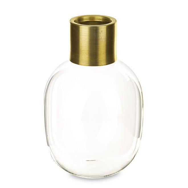 Ваза стеклянная Flora H-18 см (34253)