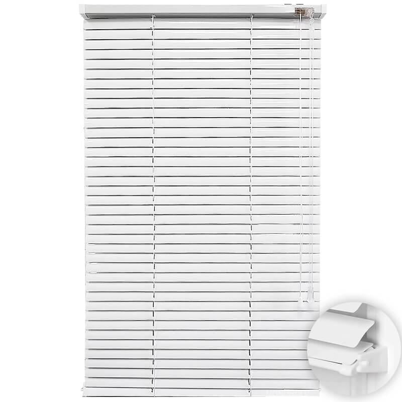 Жалюзі горизонтальні алюмінієві E-ROLETA 50х130 см Білий (451-50-130)