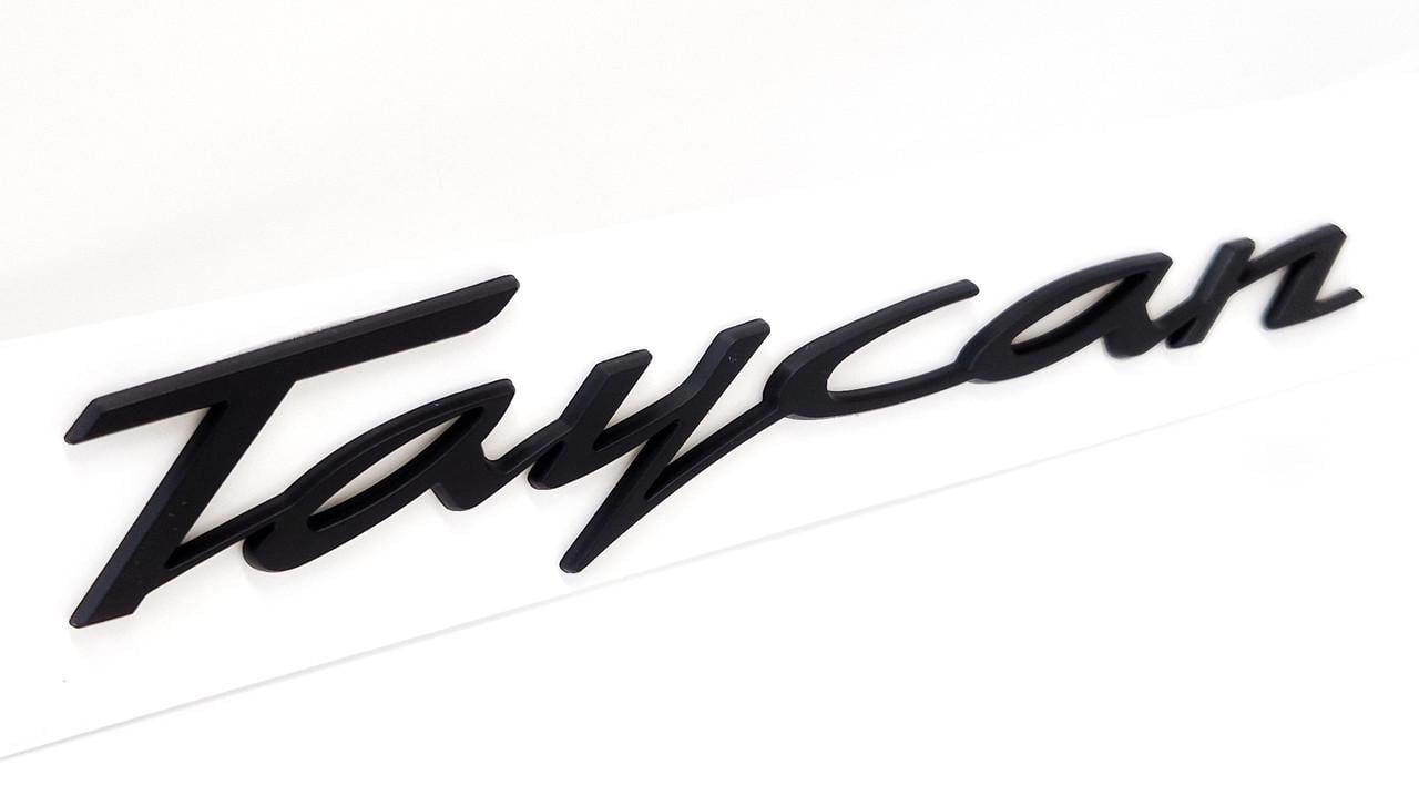Емблема-напис Taycan Porsche Matt black (2341716014)