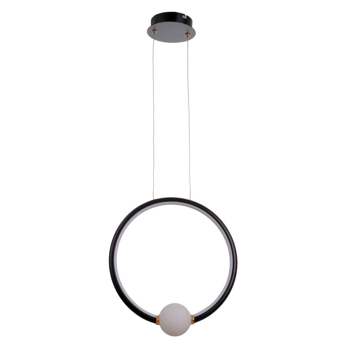 Люстра світлодіодна сучасна Brille з теплим світінням BL-762S/19W WW BK Чорний