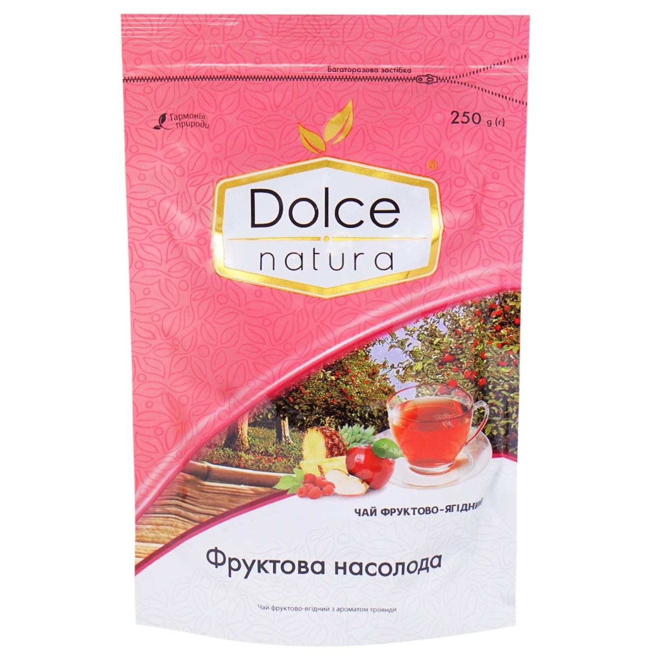 Чай плодово-ягідний Dolce Natura Фруктова насолода 250 г (4820093482608)