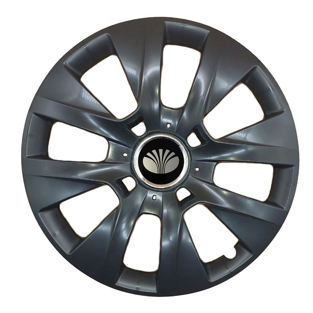 Комплект колпаков SJS R15 для Daewoo 334 4 шт. Черный (107245)