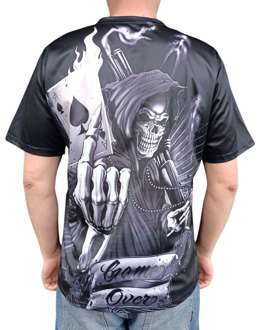 Футболка зі скелетом/картою/черепом XL (539) - фото 3 Футболка зі скелетом/картою/черепом XL (539) - фото 3