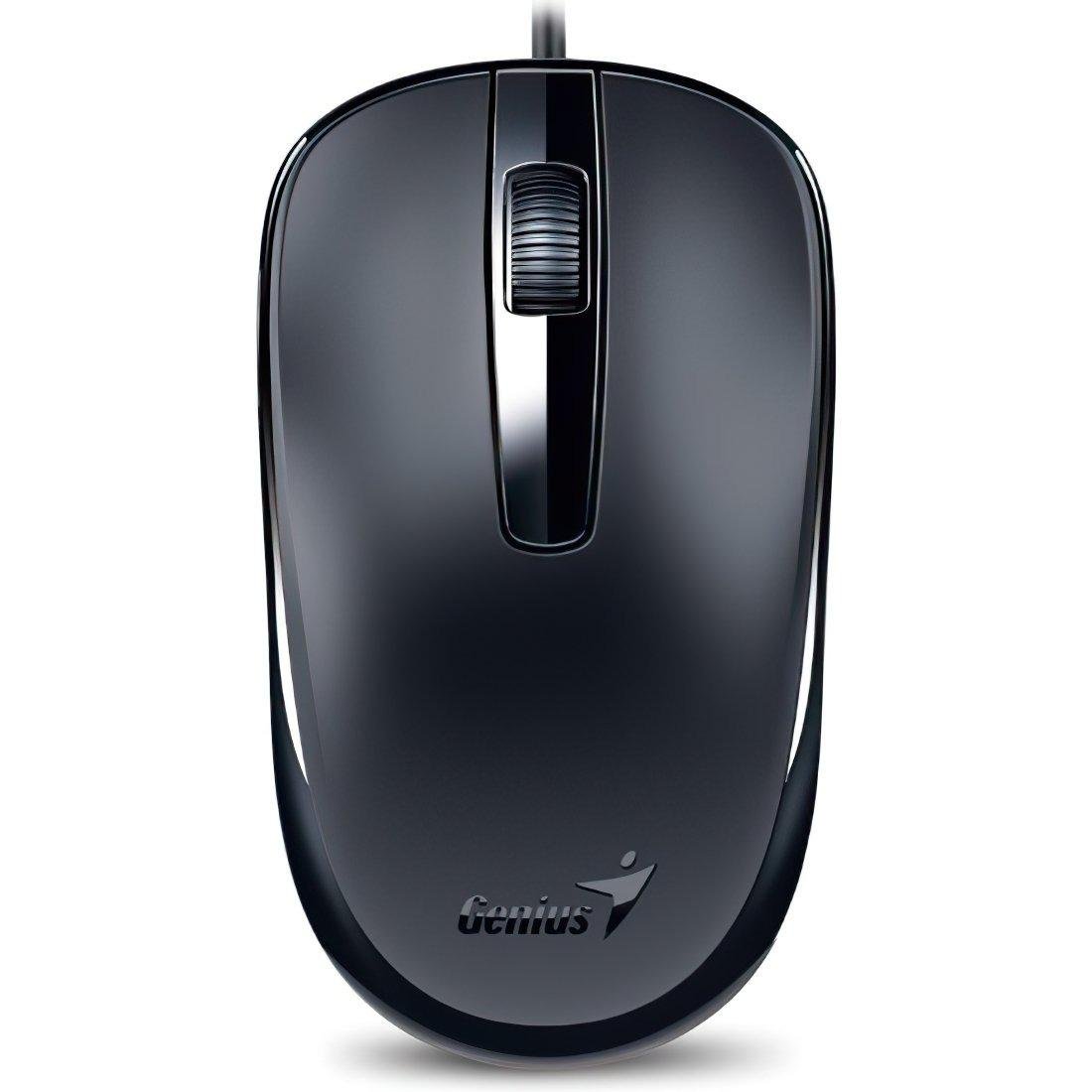 Компьютерная мышка проводная Genius DX-120 USB-A Черный (31010105100)