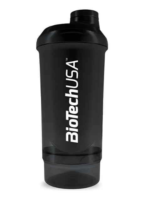 Шейкер BioTech USA Wave+ 2в1 500 мл Черный (08749-01) Шейкер BioTech USA Wave+ 2в1 500 мл Черный (08749-01)