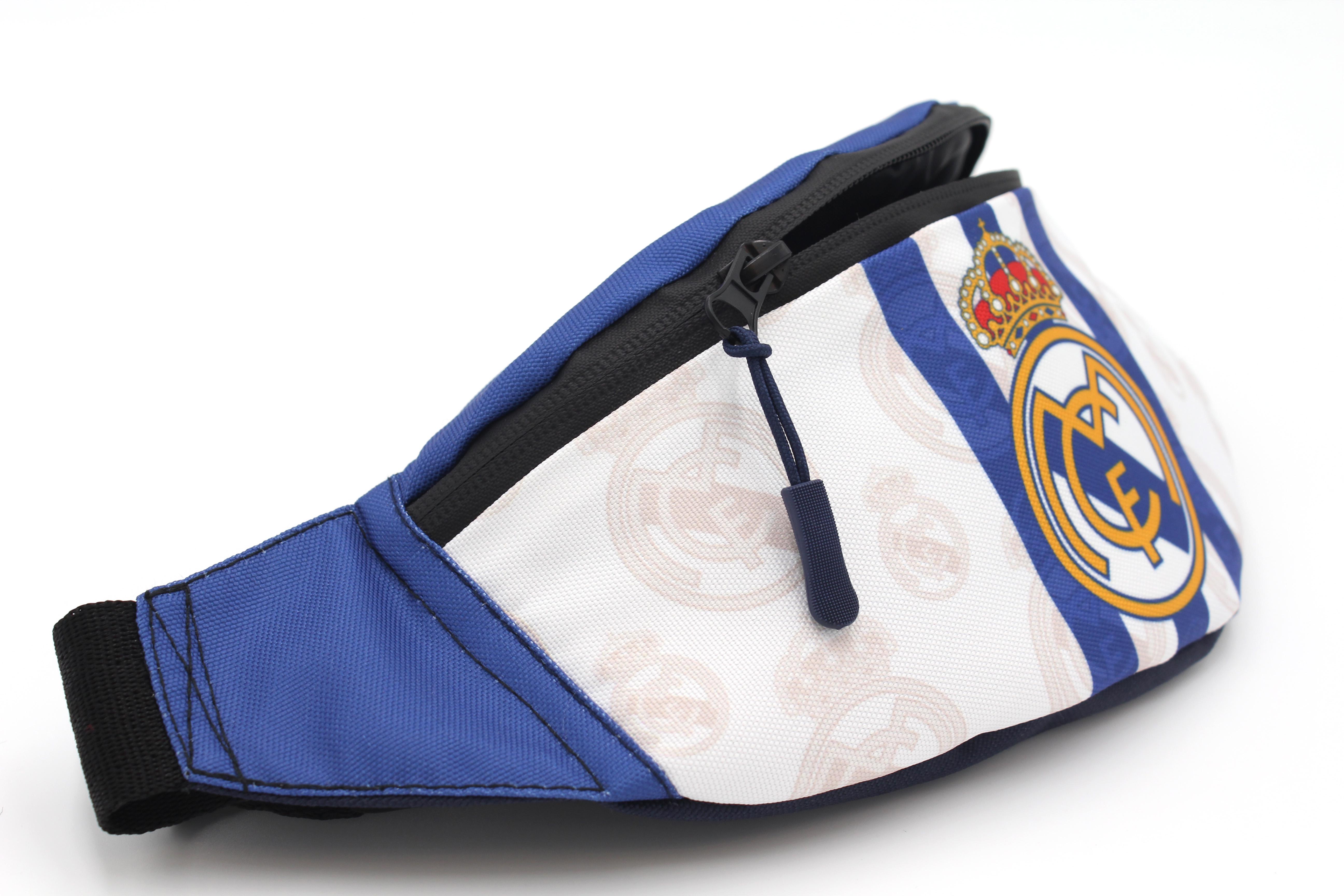 Сумка бананка чоловіча Реал Мадрид (BF-001) - фото 4 Сумка бананка чоловіча Реал Мадрид (BF-001) - фото 4