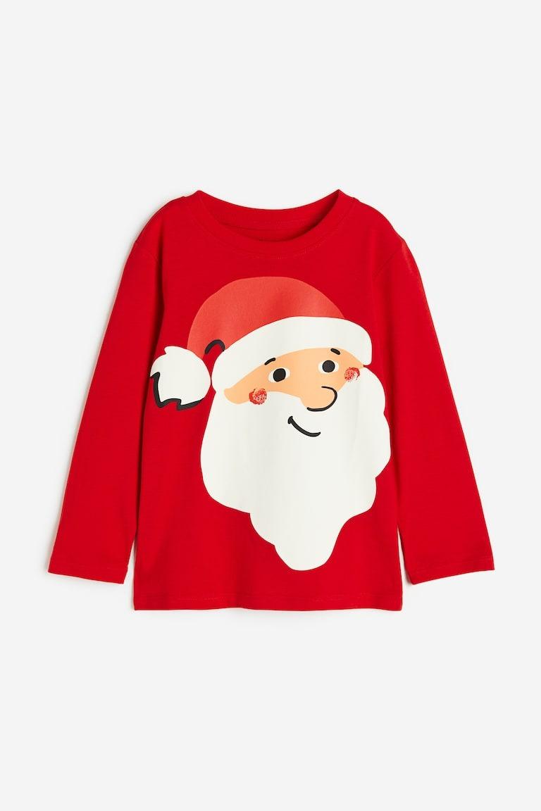 Кофта H&M Санта 110-116 см Красный (1078511)