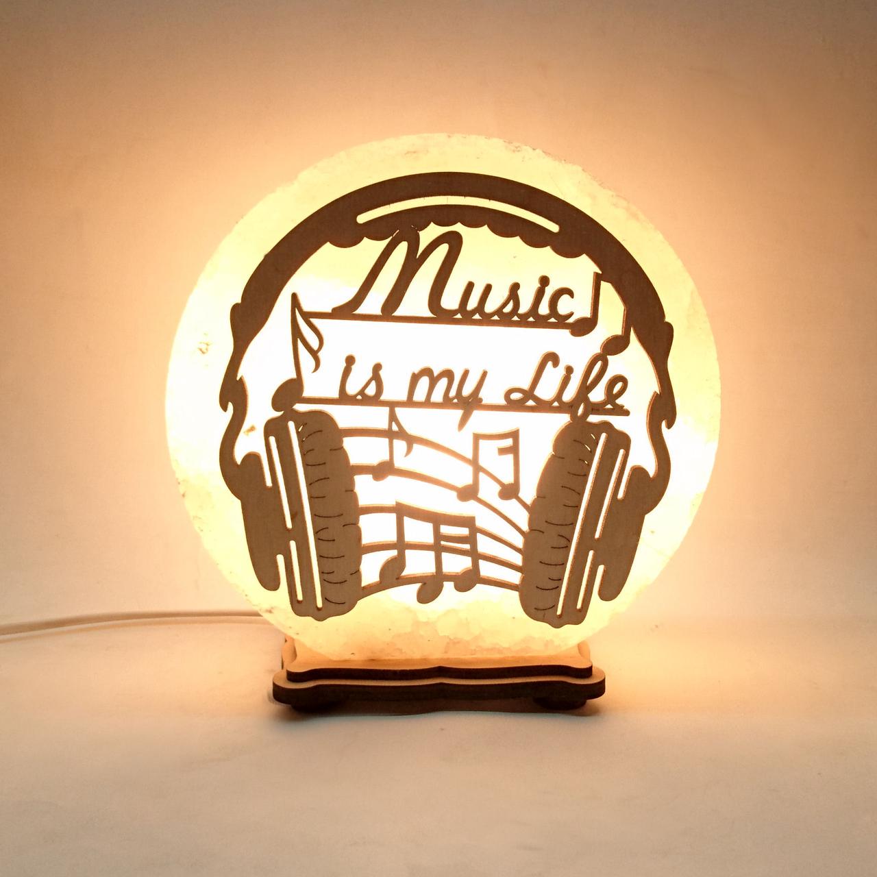 Соляной светильник Музыка (KБ-00029-y)