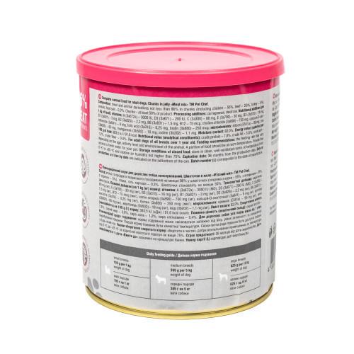 Корм влажный для взрослых собак Pet Chef Мясной микс 800 г - фото 6