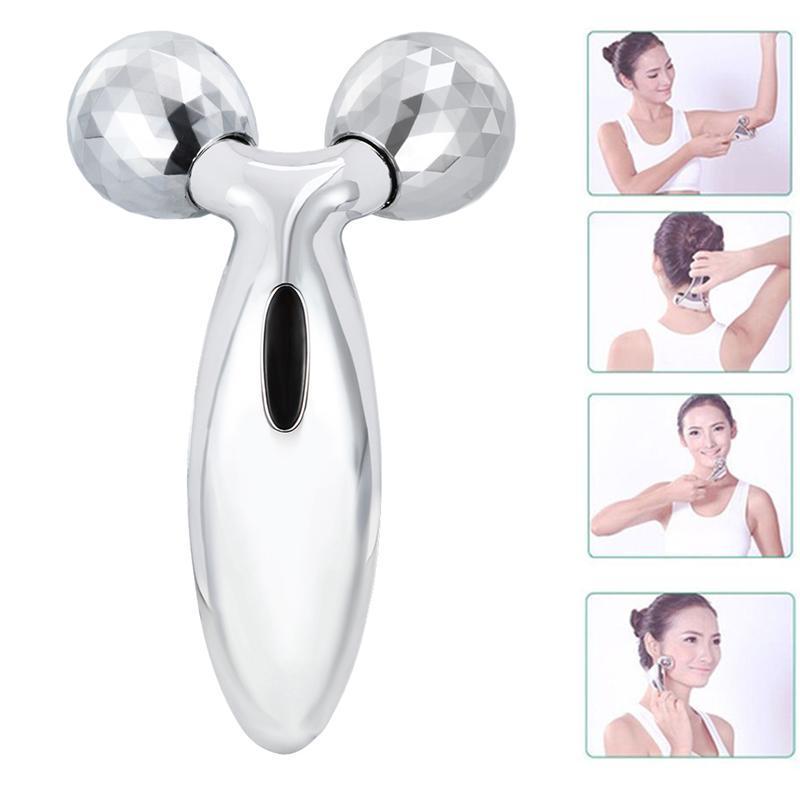 Массажер для лица и тела As Seen On TV 3D Full Body Shape Massager ручной Silver (2_007030) - фото 3