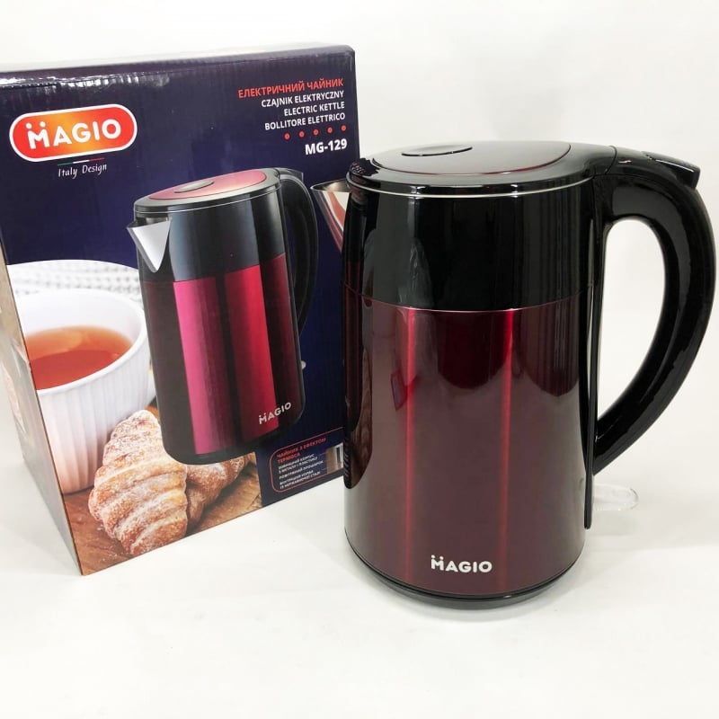 Електрочайник Magio MG-129 1,8 л 1850W (26202697) - фото 11