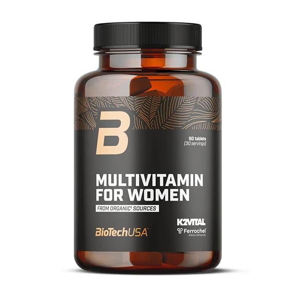 Витамины для женщин BioTech Multivitamin for Women Organic 60 табл.